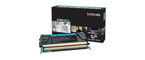 Lexmark X746A1CG Toner Cyan Return Program 