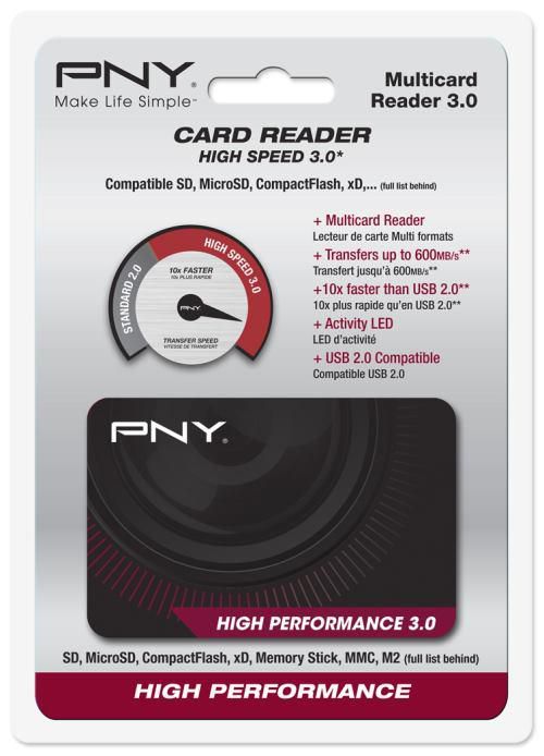 PNY FLASHREAD-HIGPER-BX FLASH CARD READER HIGH PERF 