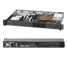 SuperChassis 1U, 11,3" Depth