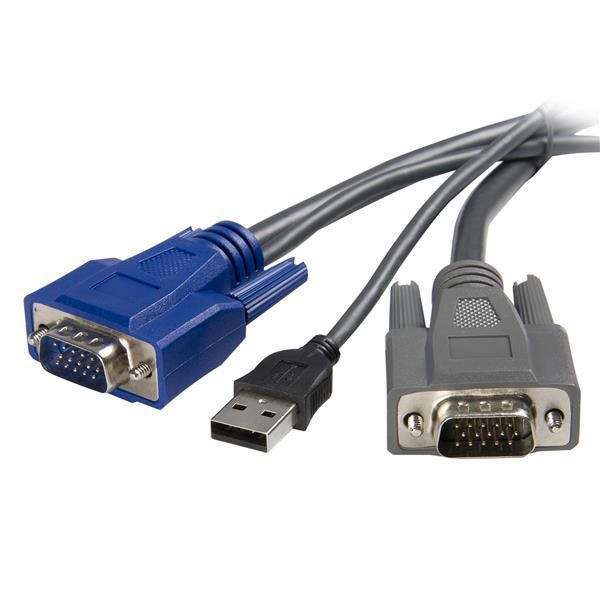 StarTechcom SVUSBVGA10 10 FT USB VGA 2-IN-1 KVM CABLE 