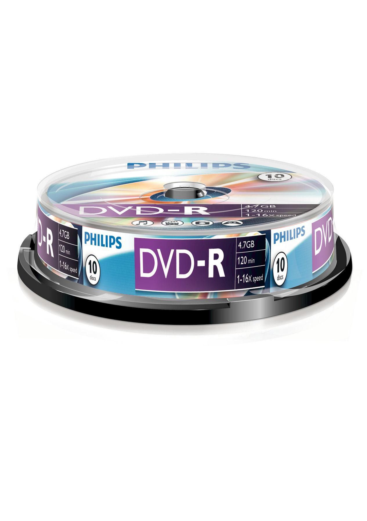 PHILIPS DVD-R 4.7GB 10er Spindel
