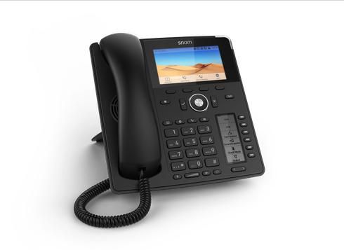 SNOM TECHNOLOGY D785 VoIP Desk Telefon, schwarz