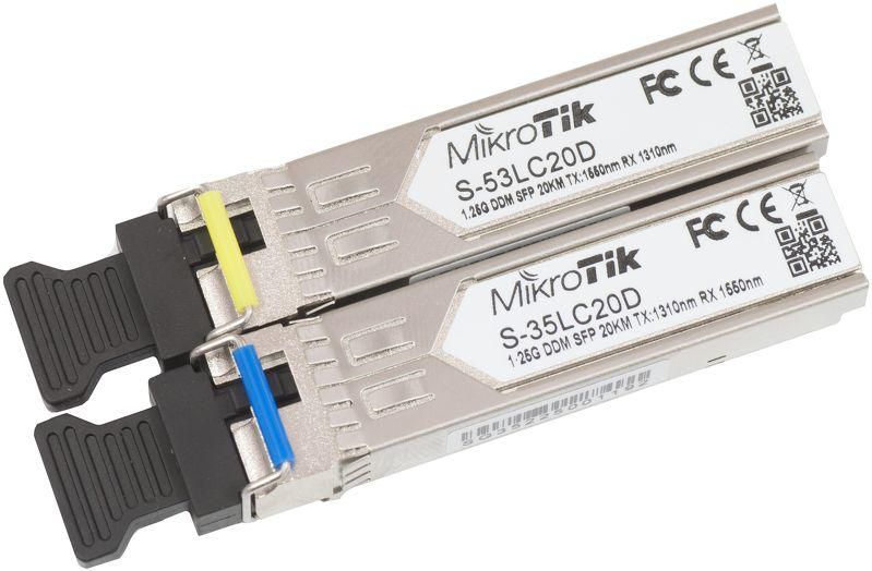 MikroTik S-3553LC20D Pair of SFP modules, S-35LC20D 