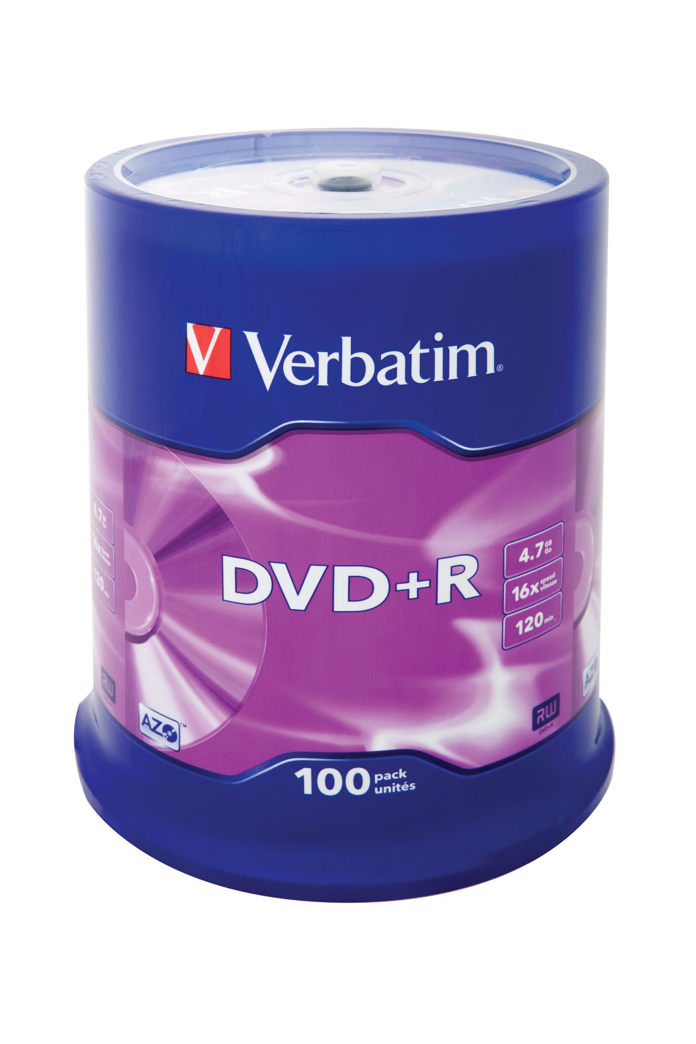 Verbatim 43551 DVD+R  16X 4.7GB Branded 