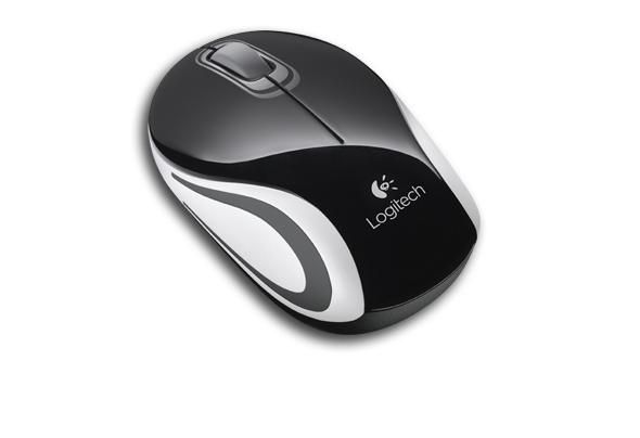 Logitech 910-002736 M187 Mini Mouse, Black 