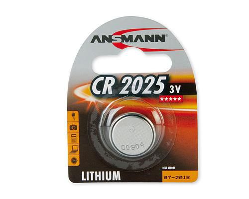 ANSMANN 5020142 Lithium CR 2025, 3 V Battery 