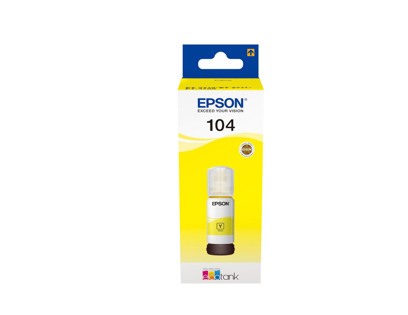 Epson C13T00P440 104 EcoTank Yellow ink bottle 