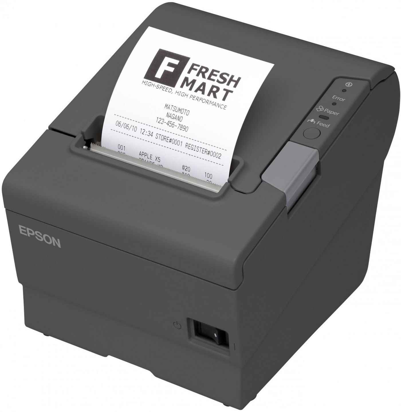 Tm-t88v- (042) - Receipt Printer - Thermal - 72mm - USB / Serial - Dark Grey