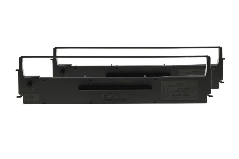 EPSON Ribbon/Black LX-350/300+/300+II Dualpack
