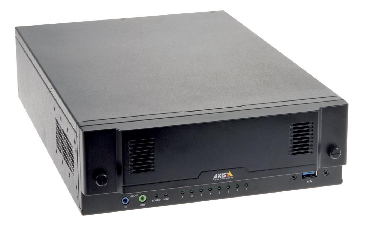 AXIS Camera Station S2208 - NVR - 8 Kanäle - 1 x 4 TB - 4 TB - netzwerkfähig - Rack - einbaufähig