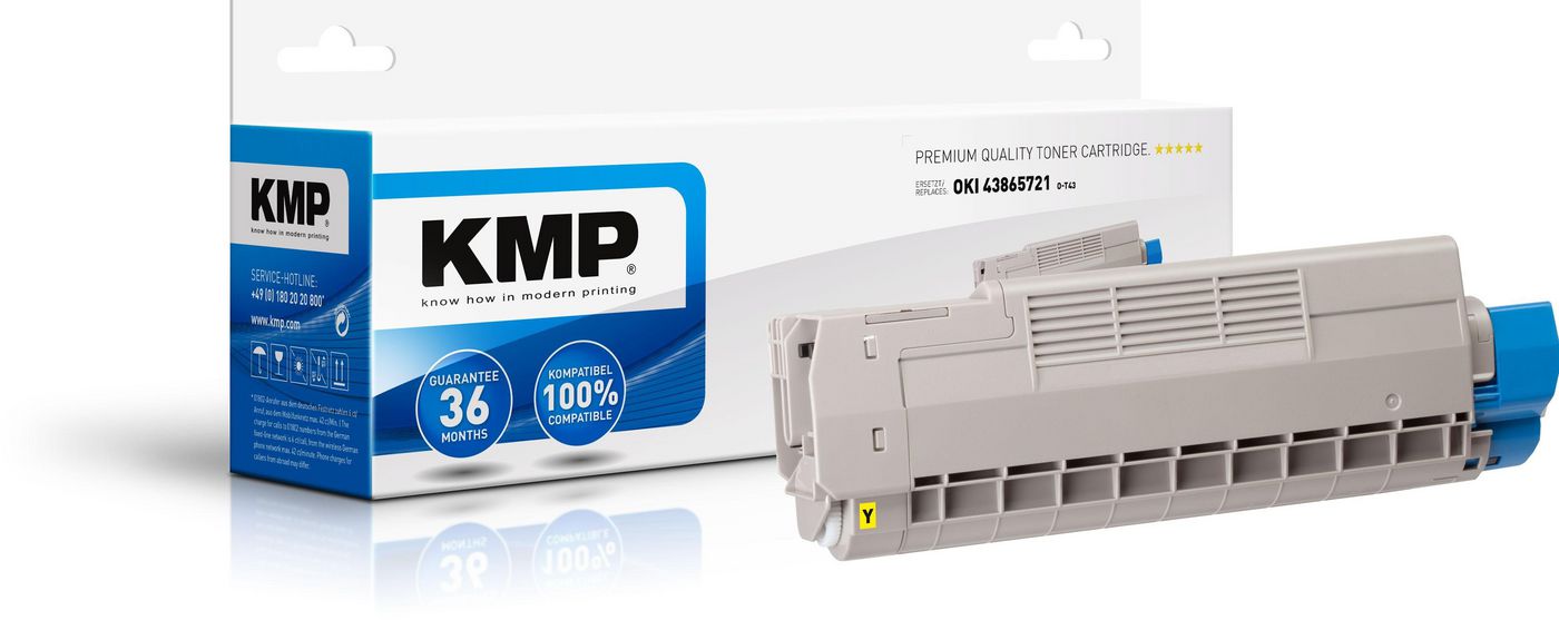 KMP-Printtechnik-AG 1325,0009 Toner OKI 43865721 comp. 