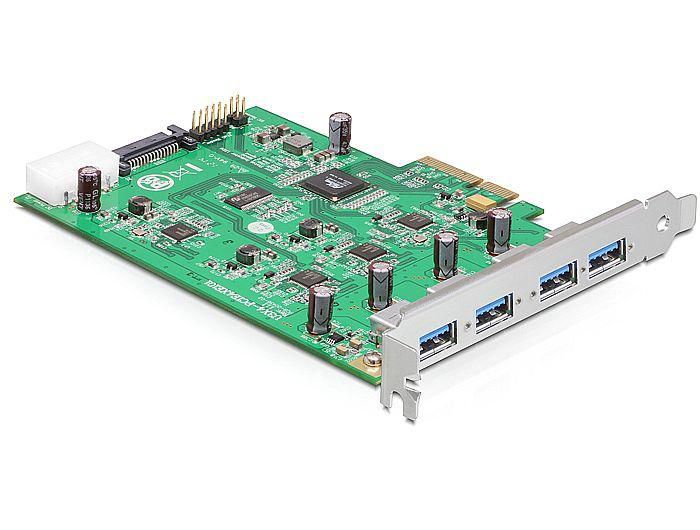 Delock 89325 PCIe USB 3.0  x4  4 x  ext. 