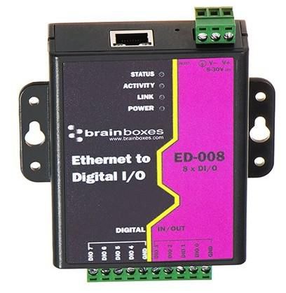 Brainboxes ED-008 Ethernet to 8 Digital IO Lines 