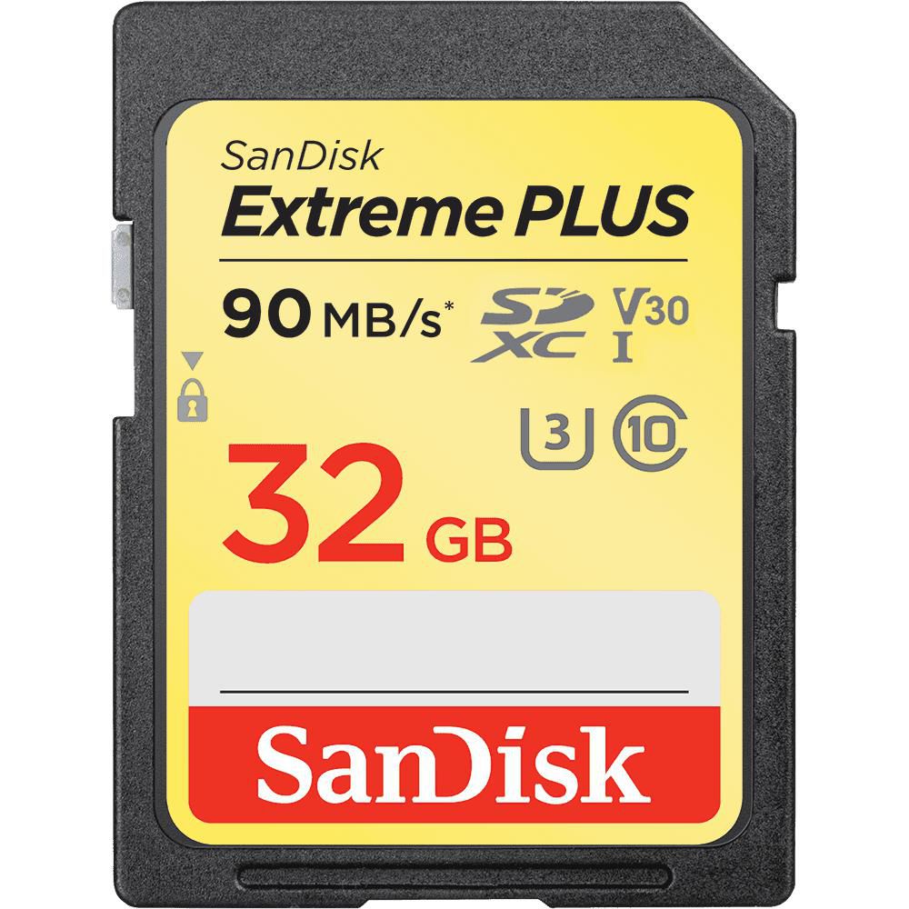 Sandisk SDSDXWF-032G-GNCI2 32GB Extreme PLUS SDHC UHS-1 