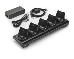 5-slot printer docking cradle,