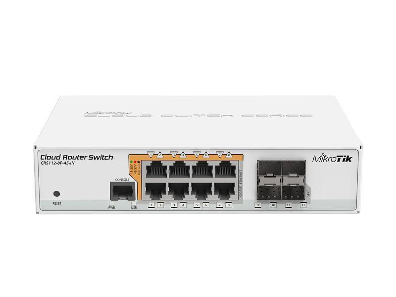 MikroTik CRS112-8P-4S-IN Cloud Router Switch 