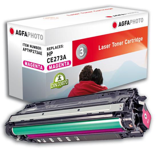 AgfaPhoto APTHP273AE cartuccia toner 1 pz Magenta (Toner magenta, rpl CE273A - Pages 15000 - Warranty: 36M)