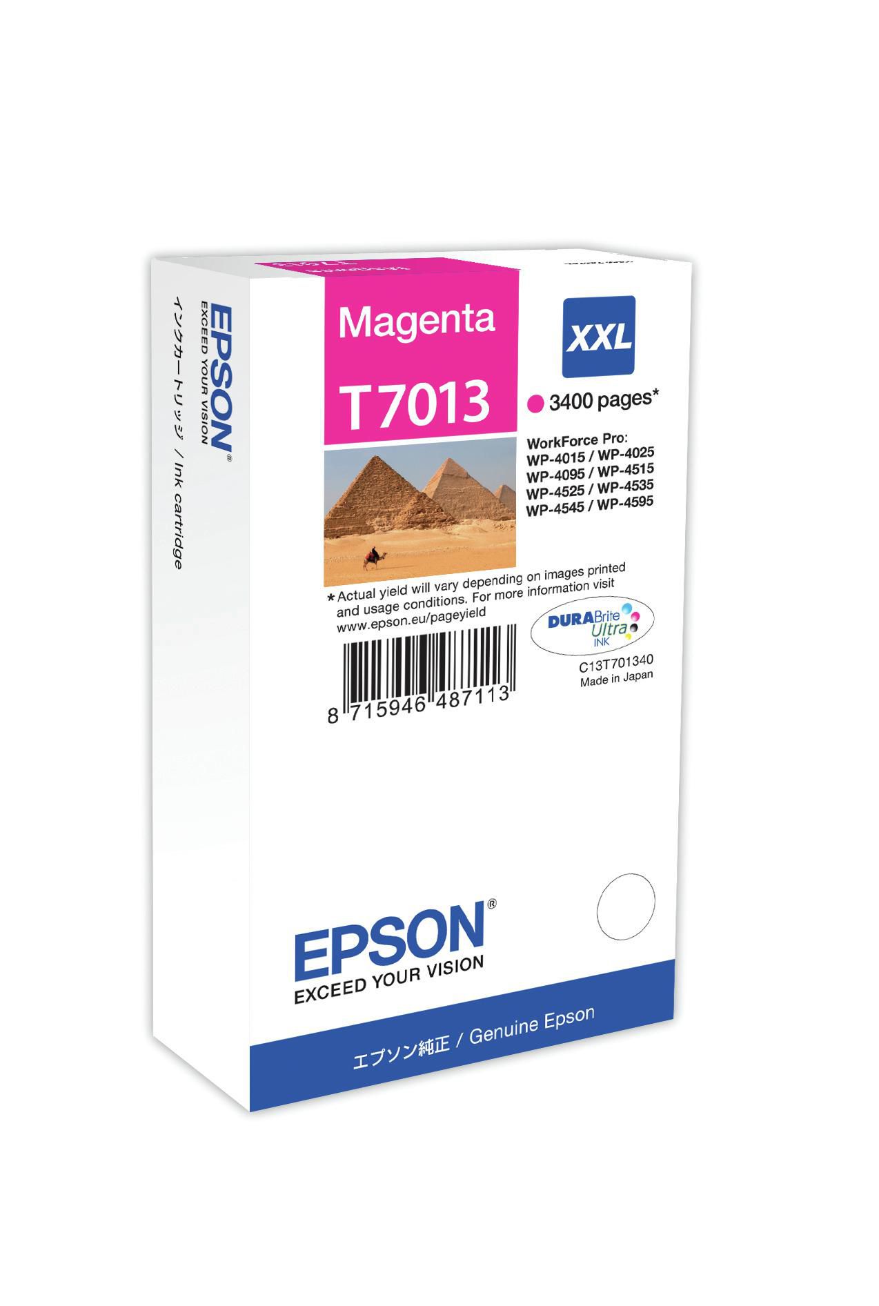 EPSON T7013 Größe XXL Magenta Tintenpatrone