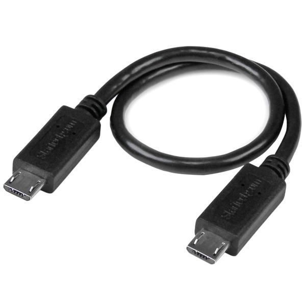 StarTechcom UUUSBOTG8IN 8IN MICRO USB OTG CABLE 