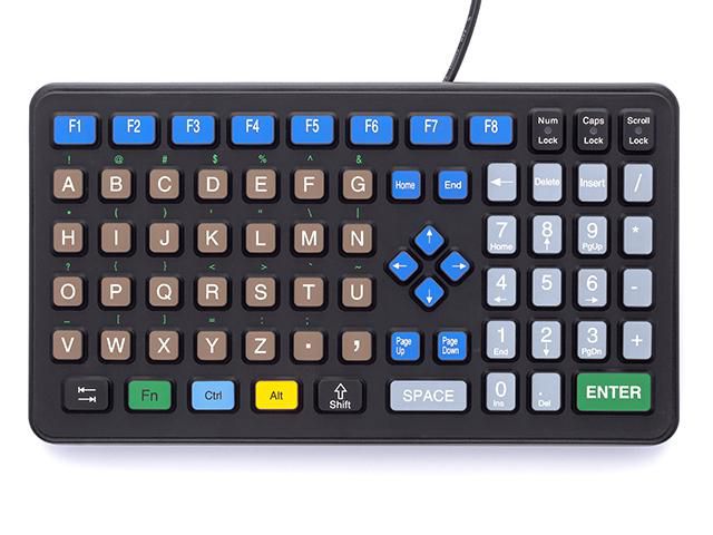 iKey DP-72-USB Rugged Alphabetic Keyboard 