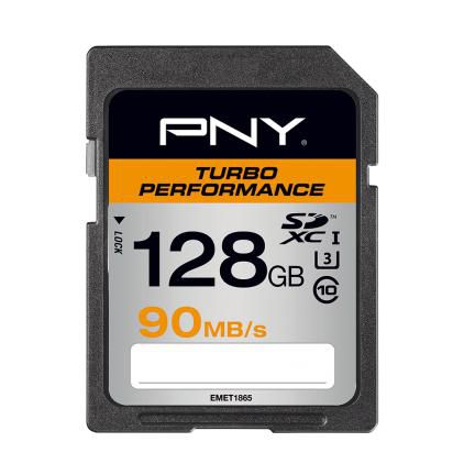 PNY SD128TURPER90-EF SDXC TURBO PERF 128GB Turbo 