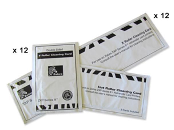 Zebra 105999-801 ZXP Series 8 cleaning cards 