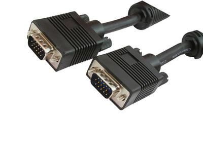 VGA-Kabel MediaRange Anschl. HD 15pin St/St 25.0m schwarz