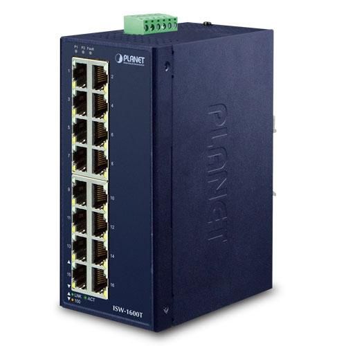 IP30 Industrial 16-Port