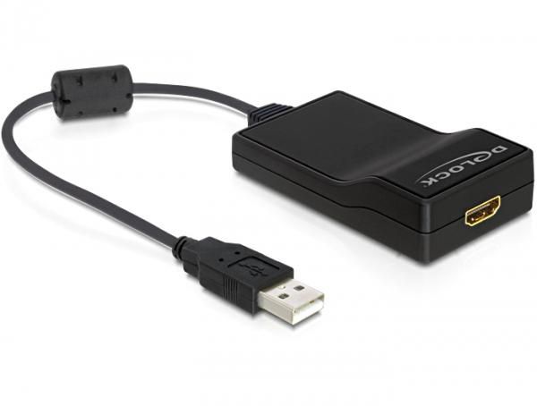 Delock DE-61865 W127152299 Adapter USB 2.0 gt HDMI 
