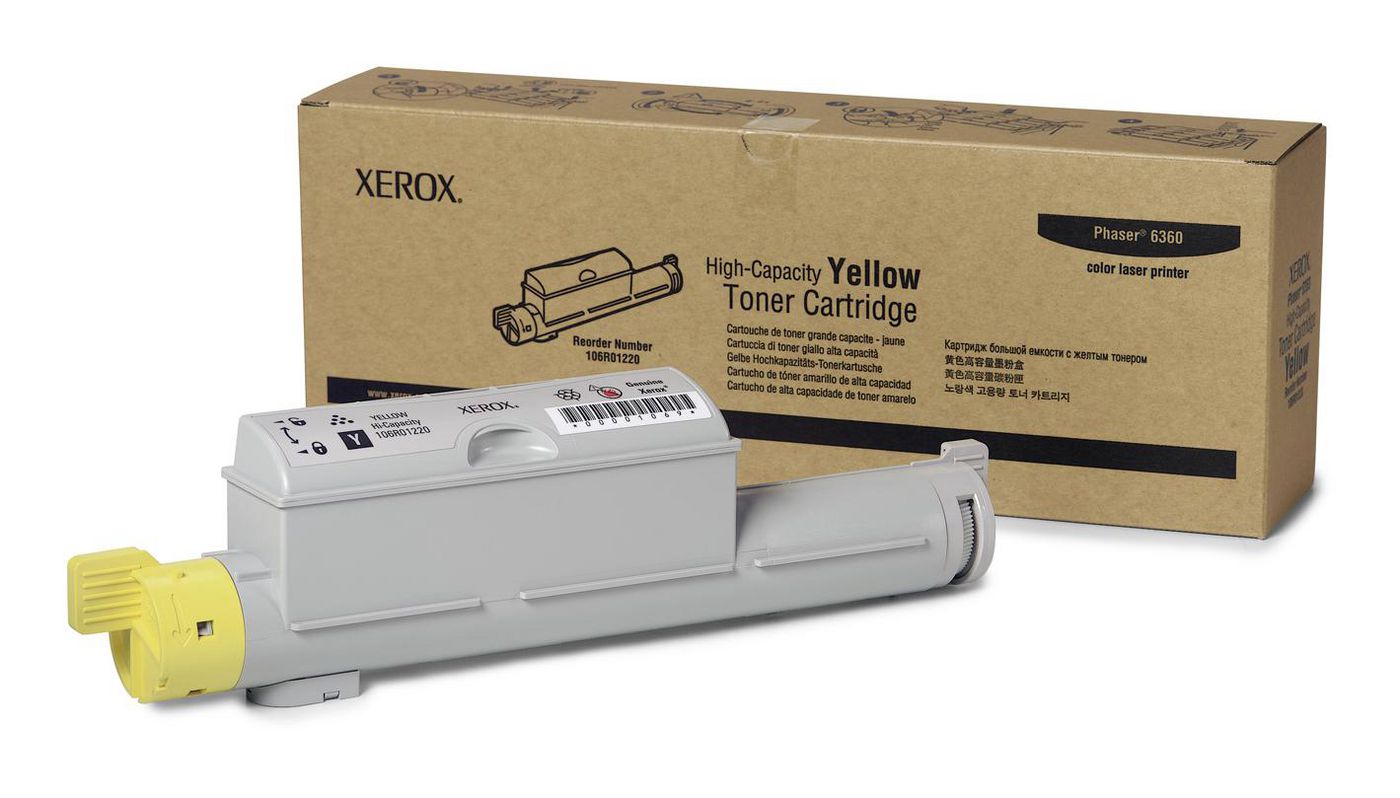 XEROX Phaser 6360 Gelb Tonerpatrone