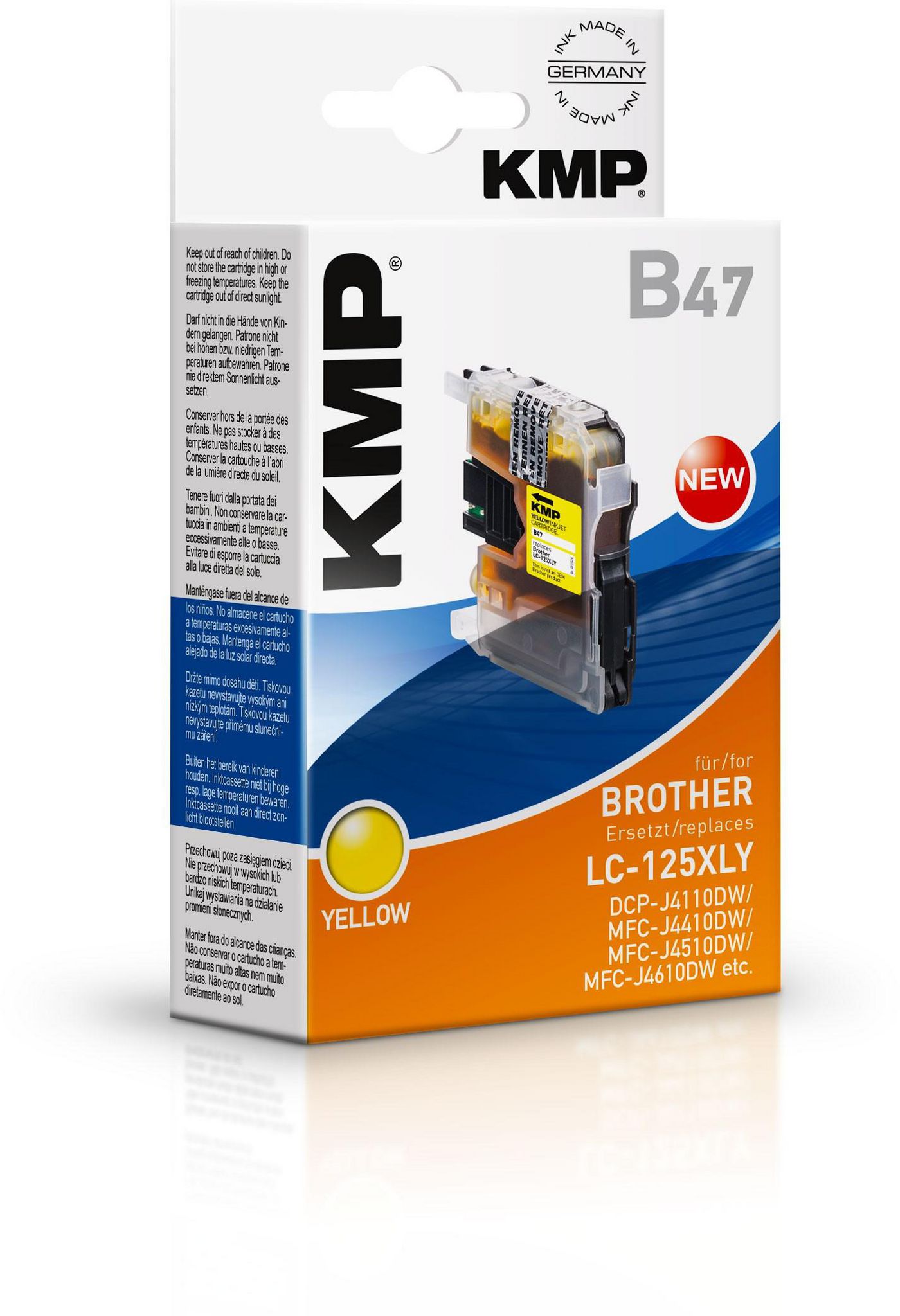 KMP-Printtechnik-AG 1526,0009 Toner Bredher LC-125XLY comp. 