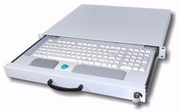 Aixcase AIX-19K1U-W Keyboarddrawer 1H Emty Beige 