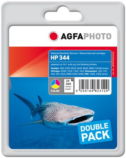 AgfaPhoto APHP344CDUO Ink Color 2-Pack 