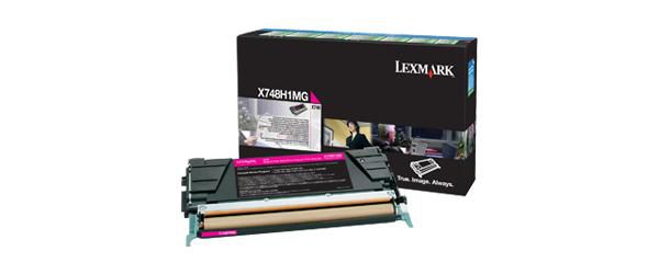 Lexmark X748H1MG Toner Magenta Return Program 
