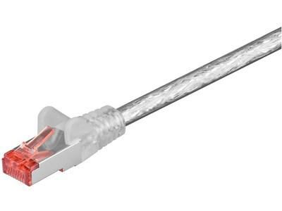 S/FTP CAT6 0.25m Transperant