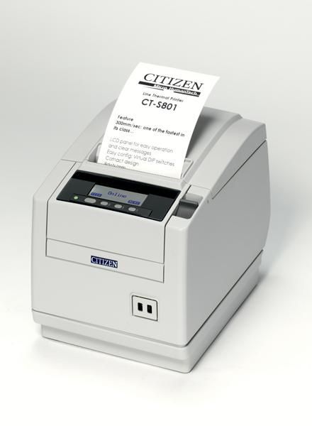 Ct-s801ii - Printer - Control Pos - 300mm - USB / Serial / Bluetooth / Parallel / Ethernet / Wifi - Ivory White