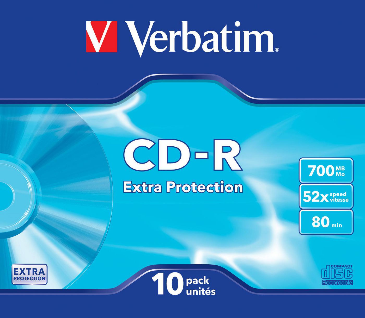 Verbatim 43415 CDR DATALIFE 48X 700 MB P 