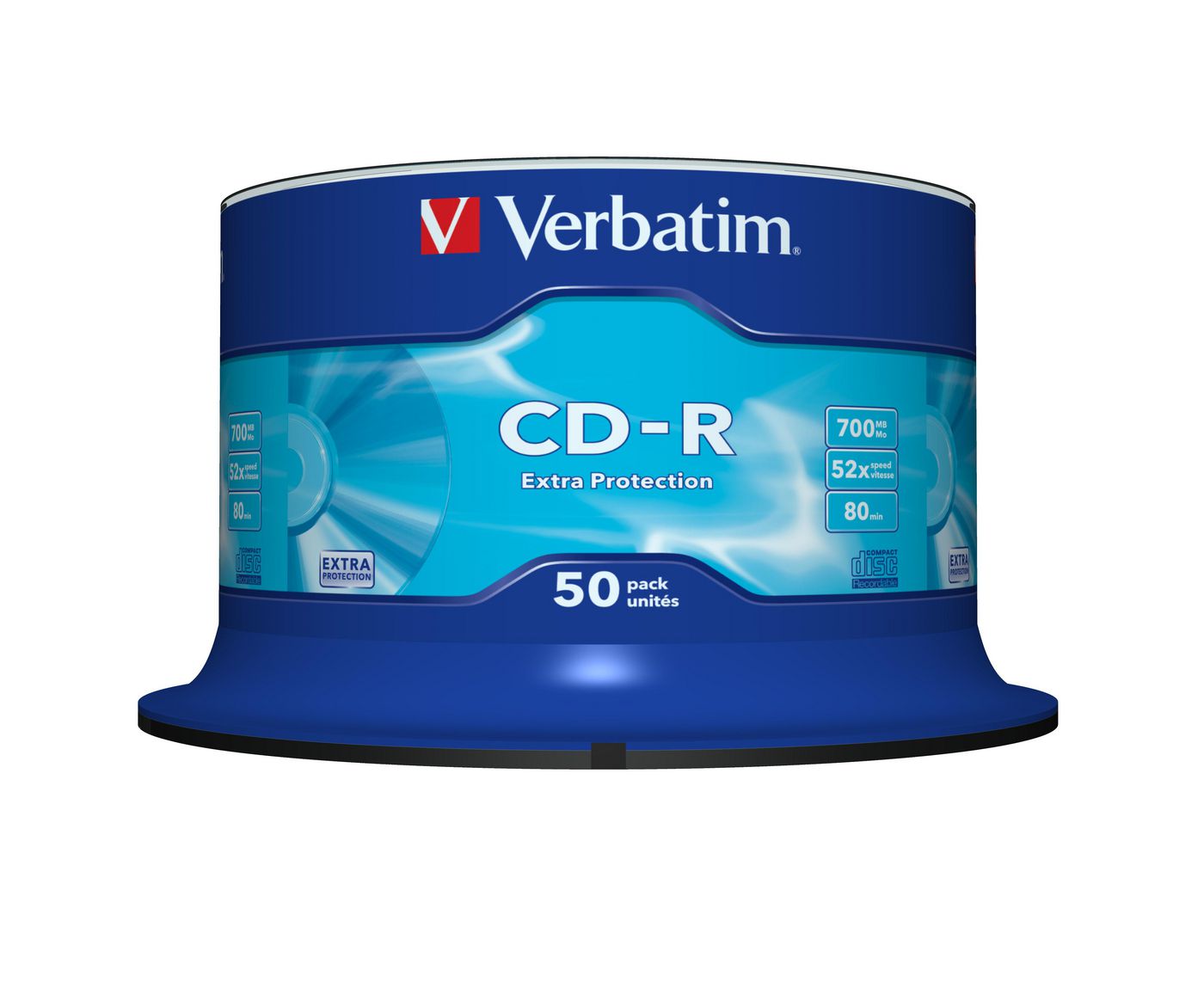 Verbatim 43351 CD-R 52X Extra Protect. 700MB 