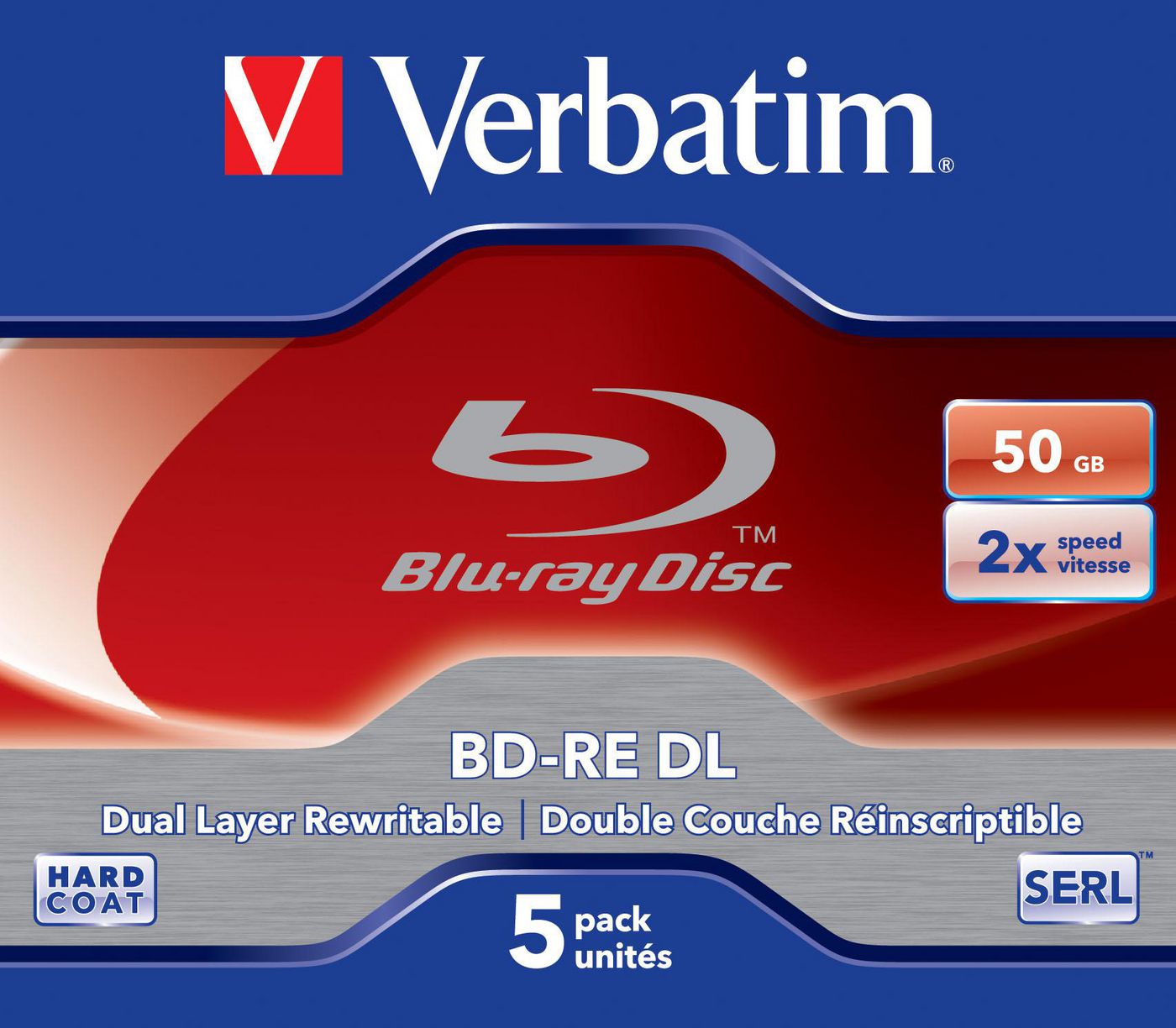 Verbatim 43760 BD-RE Double Layer 50GB 2X 