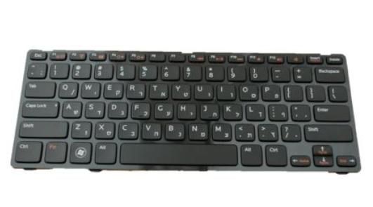 Dell F7YNF Keyboard HEBREW 