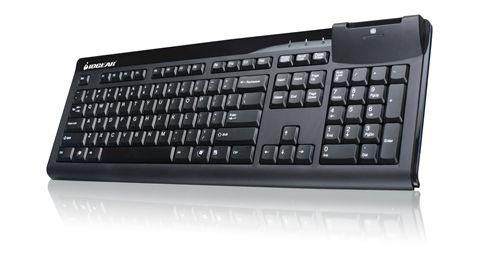 Keyboard With Integrated Smart Card Reader 104-key - Gkbsr201