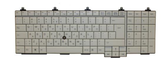 Fujitsu FUJ:CP519359-XX Keyboard WhiteGREECE 