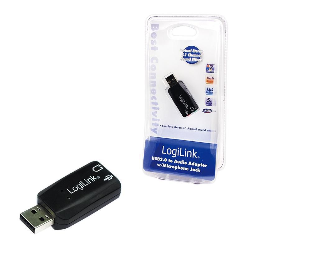 LogiLink UA0053 USB Soundcard, 5.1, 0 dB 