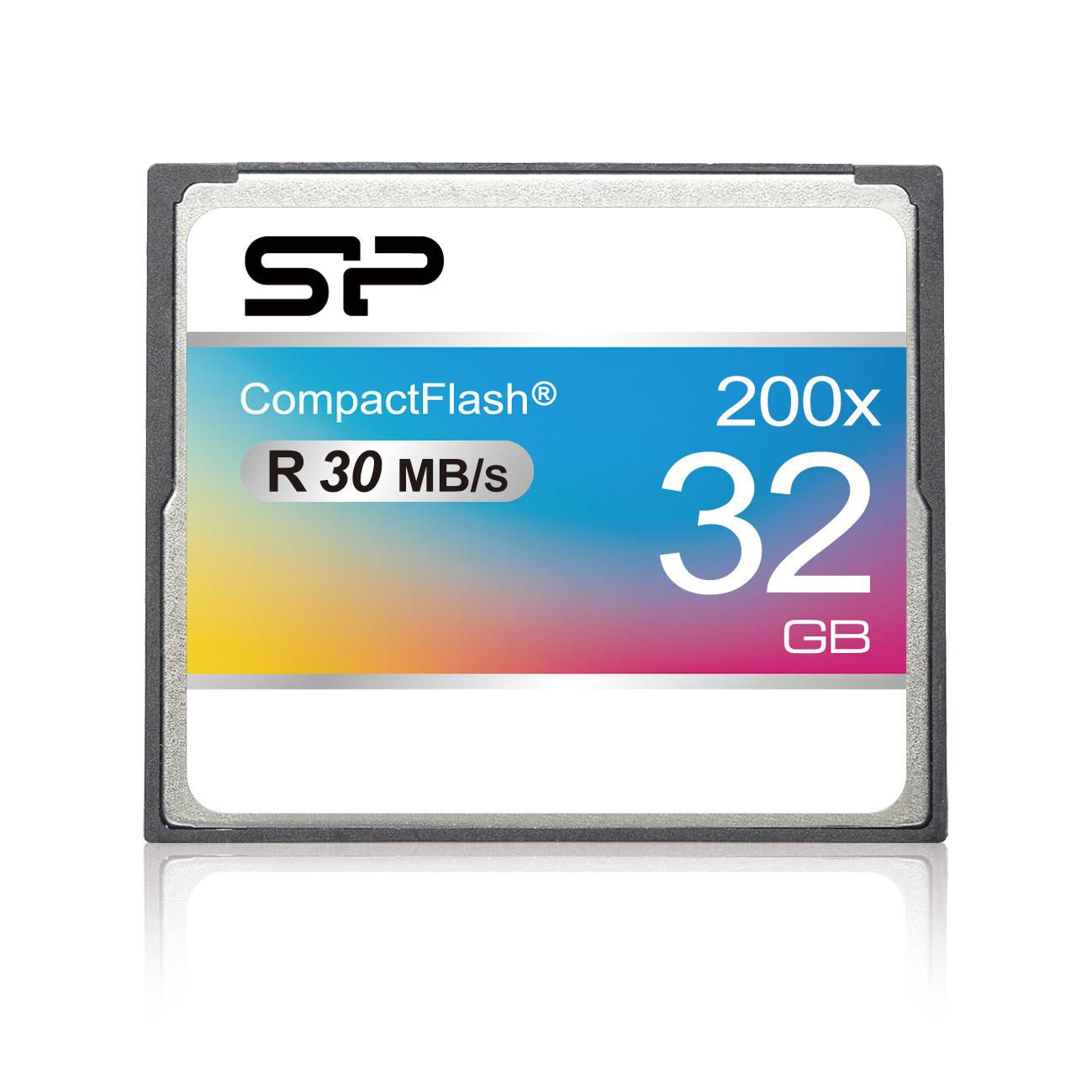 Silicon-Power SP032GBCFC200V10 Compact Flash Card 32GB Hi-spe 
