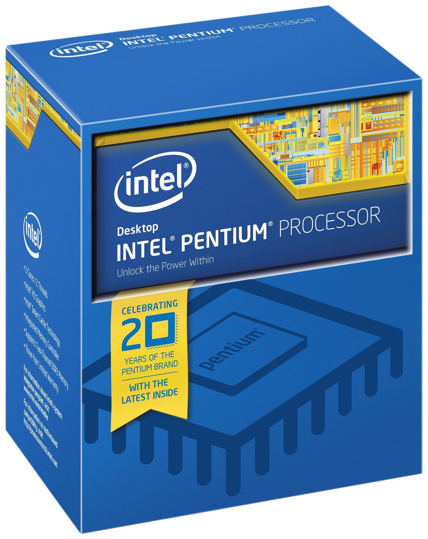 Intel BX80662G4520 PENTIUM DUAL CORE G4520 3.60GH 