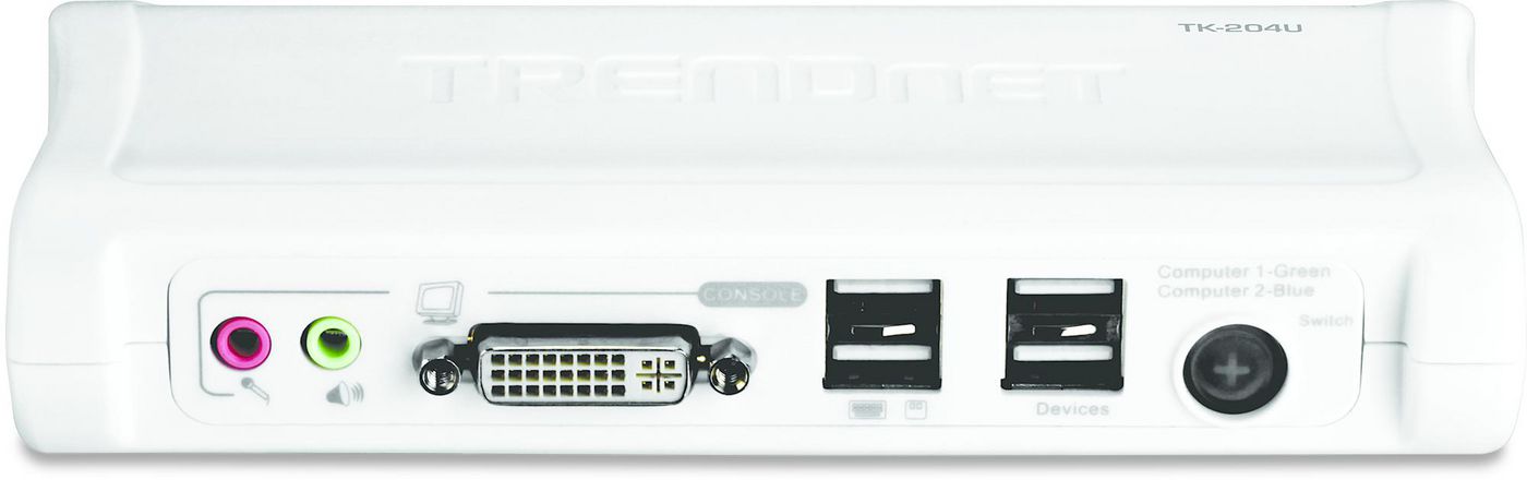 TRENDnet TK-204UK 2-Port DVI USB KVM Switch 