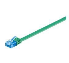 Patch Cable - CAT6a - Utp - 2m - Green - Flat Cable