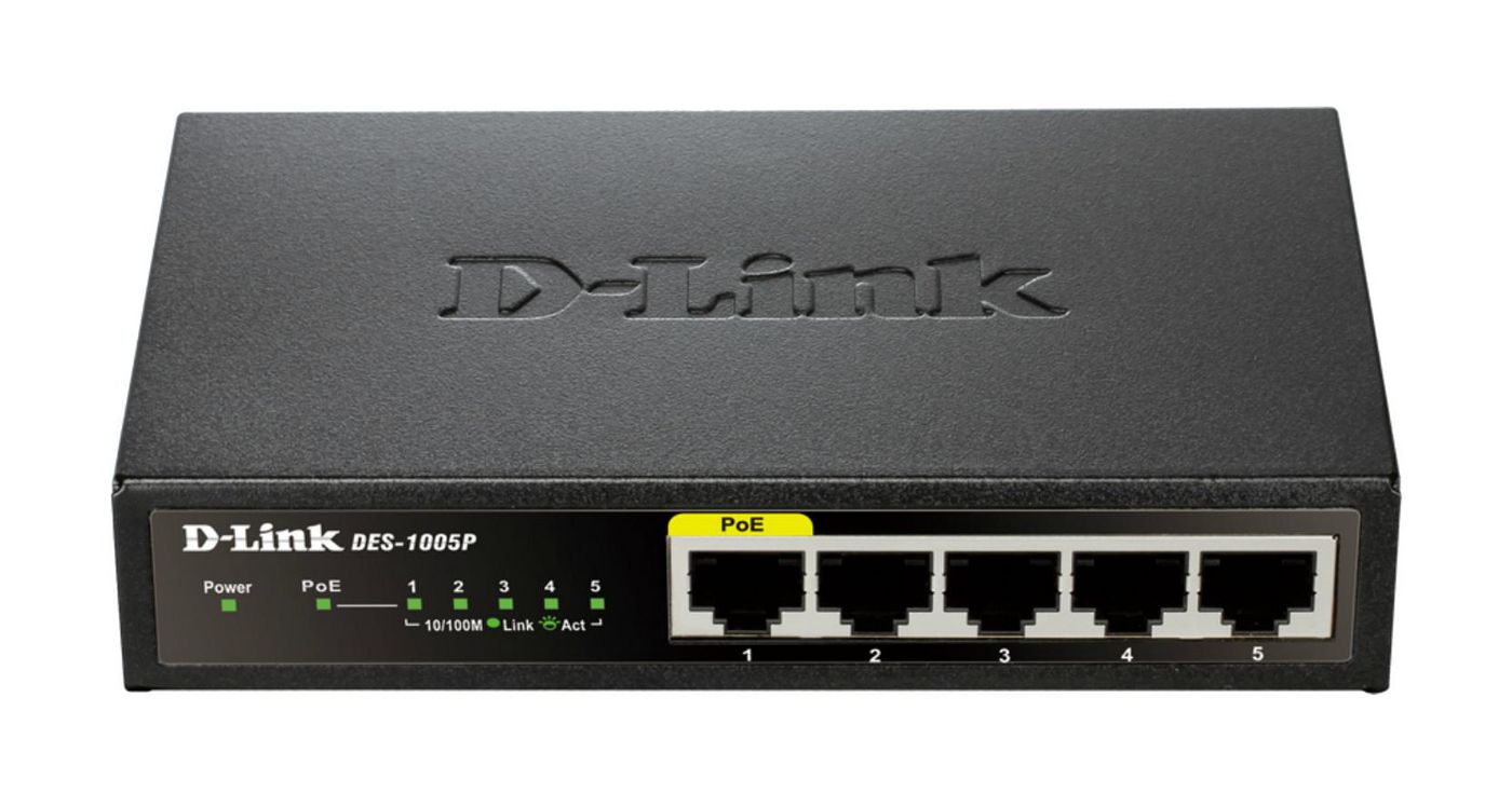 D-Link DES-1005PE DES-1005P/E 5-Port Fast Ethernet PoE 