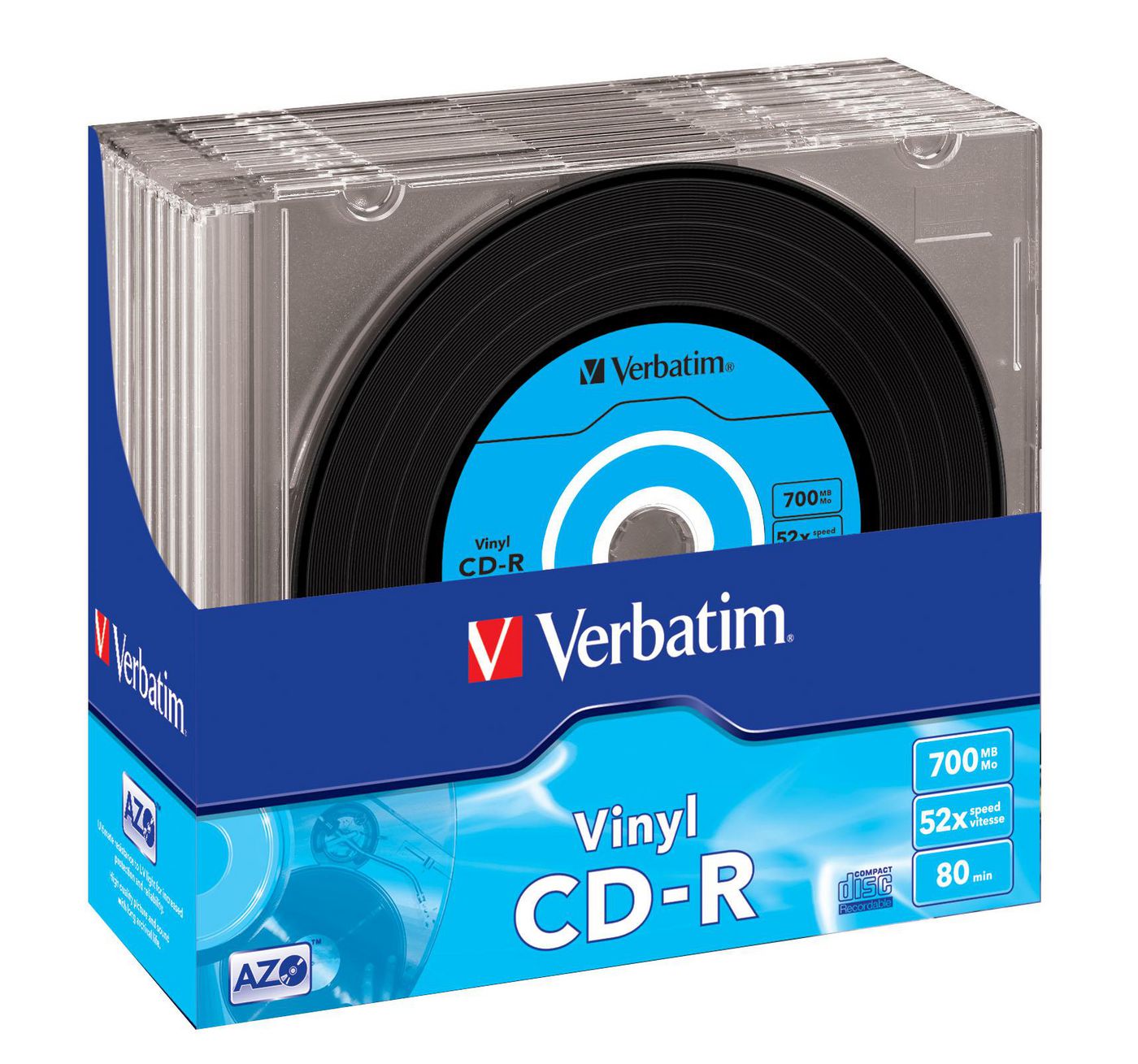 Verbatim 43426 AZO CD-R Data 700MB Vinyl 