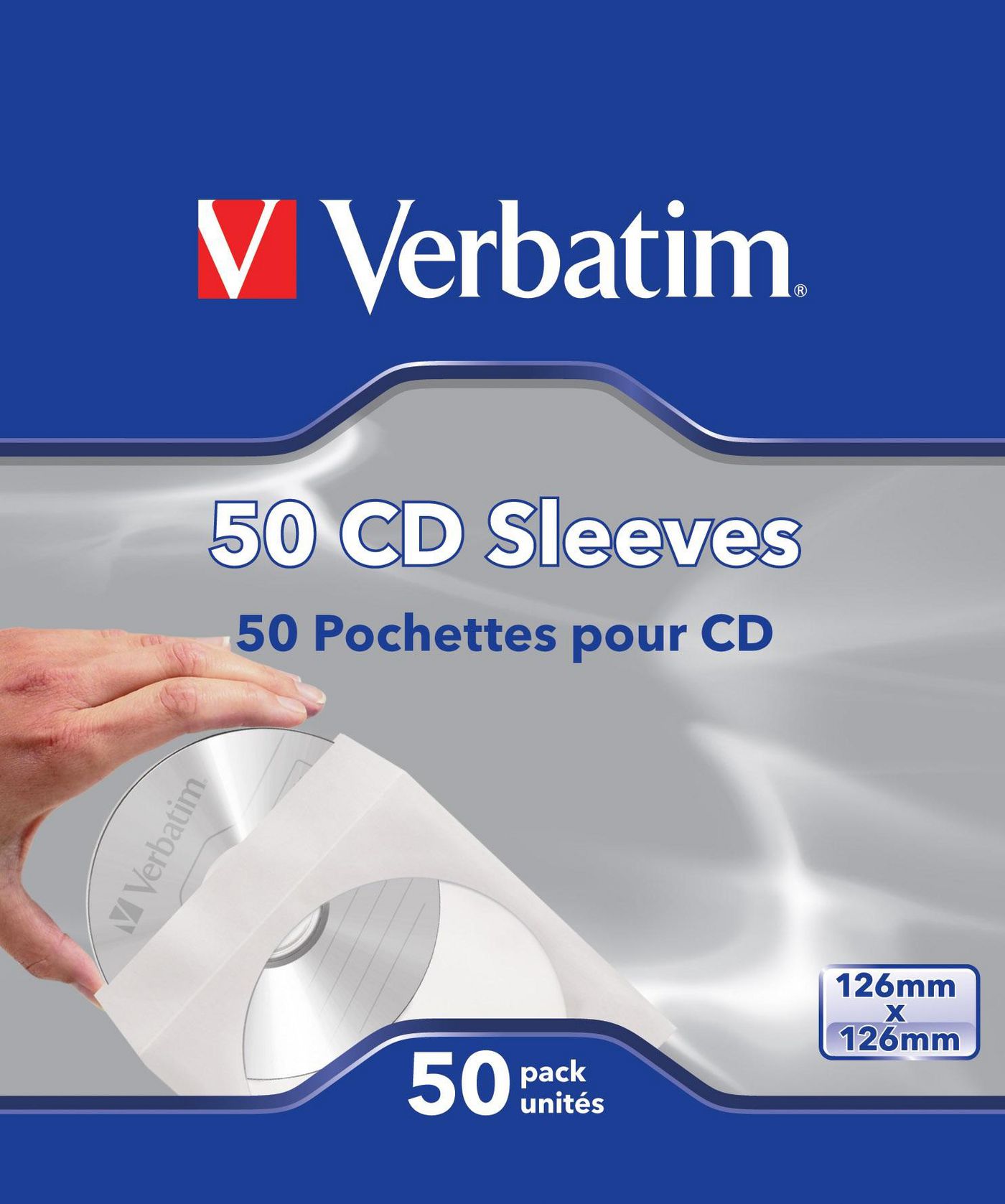 Verbatim 49992 CD Sleeves 50 pcs. In a box 